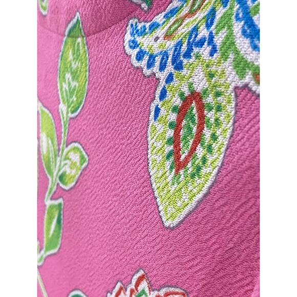 NEW Pappagallo Short Sleeve Dress– Pink Paisley/Geo Print – Size S Lightweight - Picture 9 of 9